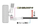 ロアアーム本体には、車軸となるステアリングナックルとの繋ぎ部分にボールジョイントが軸としてあり、円滑に動くようにグリスが塗布されており、グリスの漏れを防ぐ為にブーツが重要な役割をしています。