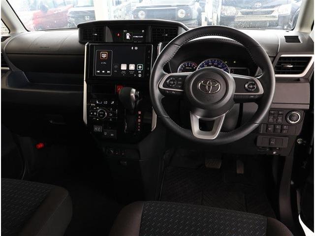 ルーミー カスタムＧ　衝突被害軽減ブレーキ　コーナーセンサー　ＬＥＤヘッドライト　両側パワースライドドア　シートヒーター　スマートキー　スマホナビ連携９型ディスプレイオーディオ　フルセグＴＶ　バックカメラ　ＥＴＣ（3枚目）