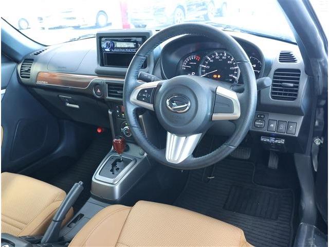 コペン セロ 純正オプション(ウッド調インパネパネル+ウッド調シフトノブ) LEDヘッドライト シートヒーター スマートキー スマートホンリンクAVメインユニット ETC(3枚目)