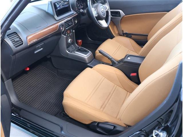 コペン セロ 純正オプション(ウッド調インパネパネル+ウッド調シフトノブ) LEDヘッドライト シートヒーター スマートキー スマートホンリンクAVメインユニット ETC(15枚目)