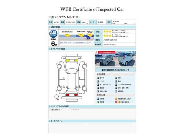 ｅＫワゴン Ｍ　前後センサー　助手席エアバッグ　踏み間違い衝突防止アシスト　キーレスキー　運転席エアバッグ　バックカメラ　シートヒーター　アイドリングストップ　パワーステアリング　盗難防止システム　フルセグＴＶ（4枚目）