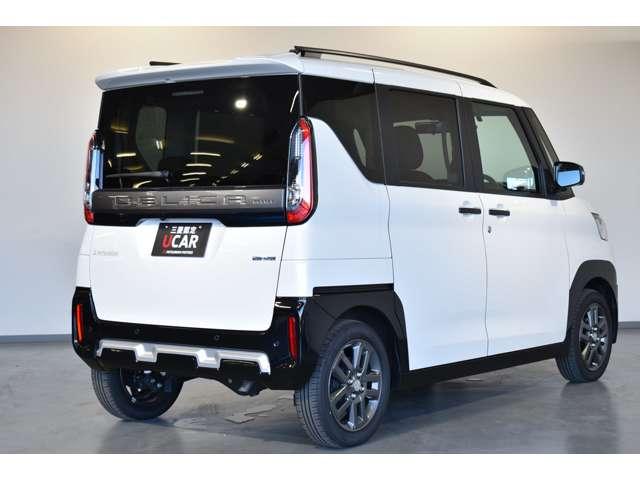デリカミニ Ｔ　プレミアム　弊社ＦＣレンタカー　Ｍナビ　ＴＶ　マイパイロット　衝突軽減装置　ターボエンジン　ナビＴＶ　寒冷地　パワステ　フルタイム４ＷＤ　エアバッグ　ＬＥＤヘッド　ＥＳＣ　サイドカメラ　クルコン　インテリキー（2枚目）