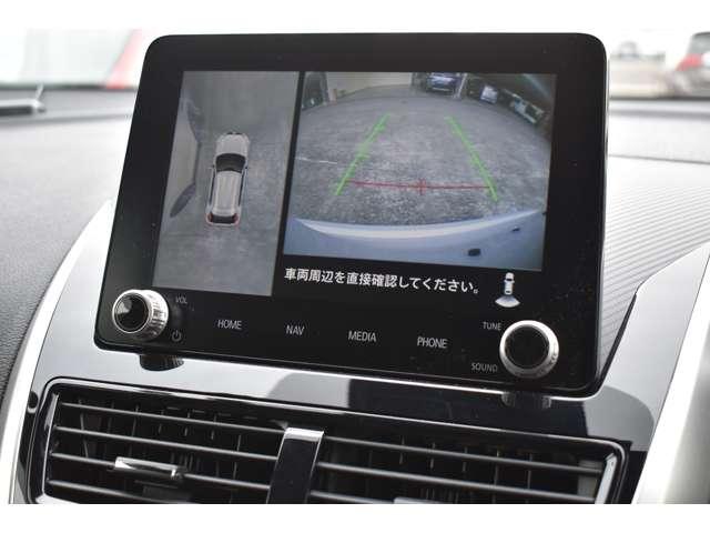 エクリプスクロスＰＨＥＶ Ｐ　スマホ連携ナビ　ＴＶ　ＡＣ１００Ｖ電源　ＥＴＣ　３６０度カメラ　地デジ　ＡＢＳ　ＬＥＤランプ　クルコン　バックカメラ　ソナー　寒冷地仕様車　シートヒーター　ＥＴＣ　４ＷＤ　ナビＴＶ　盗難防止　Ｐシート（8枚目）