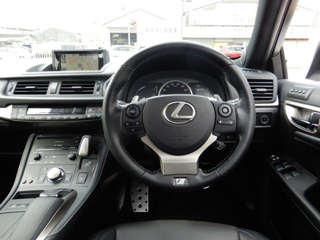 ＣＴ ＣＴ２００ｈ　Ｆスポーツ　ルーフブラック・ムーンルーフ・ＬＥＤヘッドランプ・スピンドルグリル・黒革シート・前席ヒーター付きパワーシート・ステアリングヒーター・パドルシフト・ＳＤナビ・ＤＴＶ・Ｂｌｕｅｔｈｏｏｔｈ・ＥＴＣ２．０（47枚目）