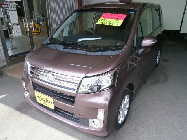カスタム X 1年保証付 Wエアバック ABS インテリキー 社外SDナビ CD DVD フルセグ Bluetooth ETC Fドラレコ 純正アルミ HID ECOアイドル(5枚目)