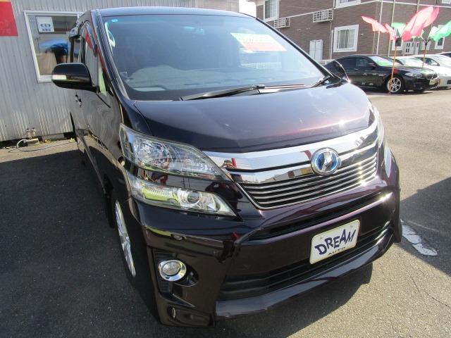 ヴェルファイア 2.4Z 1年保証 社外SDナビ CD DVD フルセグ Bluetooth Bカメラ 社外シートカバー レーダー探知機 ETC USB 純正アルミ クリアランスソナー 3列シート R両側パワースライド HID(4枚目)