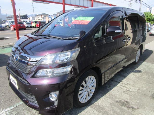 ヴェルファイア 2.4Z 1年保証 社外SDナビ CD DVD フルセグ Bluetooth Bカメラ 社外シートカバー レーダー探知機 ETC USB 純正アルミ クリアランスソナー 3列シート R両側パワースライド HID(9枚目)