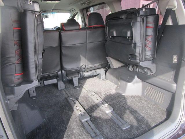 ヴェルファイア 2.4Z 1年保証 社外SDナビ CD DVD フルセグ Bluetooth Bカメラ 社外シートカバー レーダー探知機 ETC USB 純正アルミ クリアランスソナー 3列シート R両側パワースライド HID(26枚目)