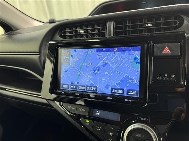 アクア Sスタイルブラック 衝突被害軽減システム メモリーナビ フルセグ バックカメラ ETC ドラレコ CD ミュージックプレイヤー接続可 DVD再生 LEDヘッドランプ スマートキー キーレス ハイブリッド(9枚目)