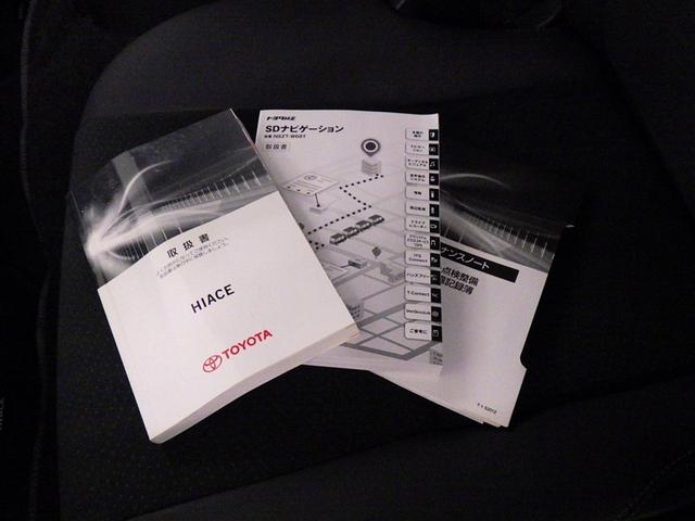 ハイエースバン スーパーＧＬ　ダークプライムＩＩ　衝突被害軽減システム　メモリーナビ　フルセグ　バックカメラ　ＥＴＣ　ドラレコ　ＣＤ　ミュージックプレイヤー接続可　ＬＥＤヘッドランプ　スマートキー　キーレス　４ＷＤ　ディーゼル（29枚目）