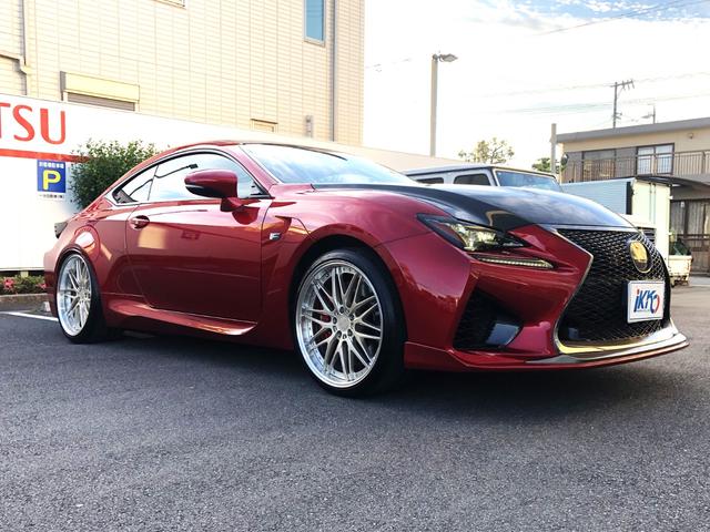 ＲＣ Ｆ カーボンエクステリアパッケージ　ＴＷＳＦ２０Ｒ２１ＡＷ／スポーツデザインエアロＦ・Ｒ／ボルドワールド車高調＆Ｆリフター／エイムゲインマフラー／レッドキャリパー／プロテクションフィルム／純ナビ／ＤＴＶ／ＥＴＣ／Ｂカメラ／赤革Ｓ／ＢＳＭ（15枚目）