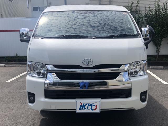 ハイエースワゴン ＧＬ　衝突被害軽減ブレーキ／全方位カメラ対応／ビルトインＥＴＣ／デジタルインナーミラー／スマートキー／ＬＥＤオートヘッドライト／クリアランスソナー／左側電動スライドドア／４列１０人乗（3枚目）