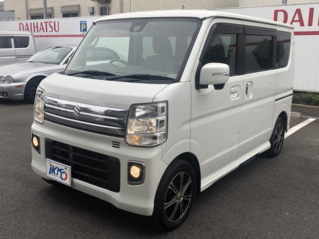 エブリイワゴン ＰＺターボスペシャル　衝突被害軽減ブレーキ／社外ナビ／ＴＶ／ＥＴＣ／ＨＩＤライト／スマートキー／両側パワースライドドア／左側オートステップ／社外１４ｉｎＡＷ（7枚目）