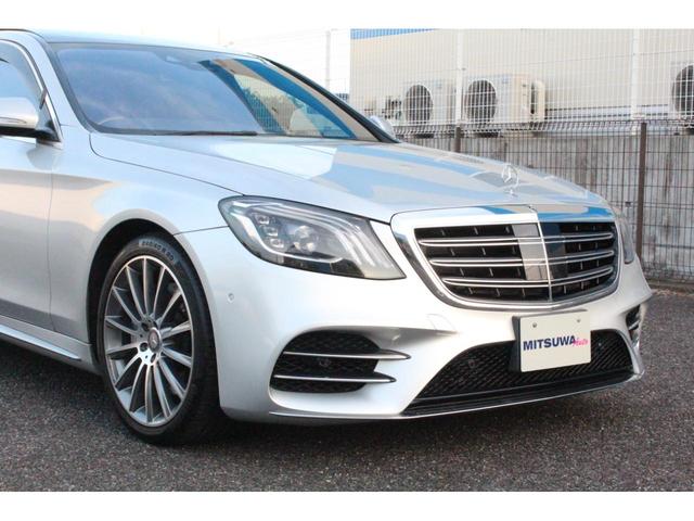 Ｓ５６０ロング　ＡＭＧライン　Ｄ車・右Ｈ・ＳＲ・ＡＭＧライン・黒革ベンチレーションシート・スポーツステアリング・リモートパーキング・ＡＭＧ２０ＡＷ・ＬＥＤヘッド・ブルメスターサウンド・ディストロニック・ＢＳＭ・ＬＫＡ・おくだけ充電(8枚目)