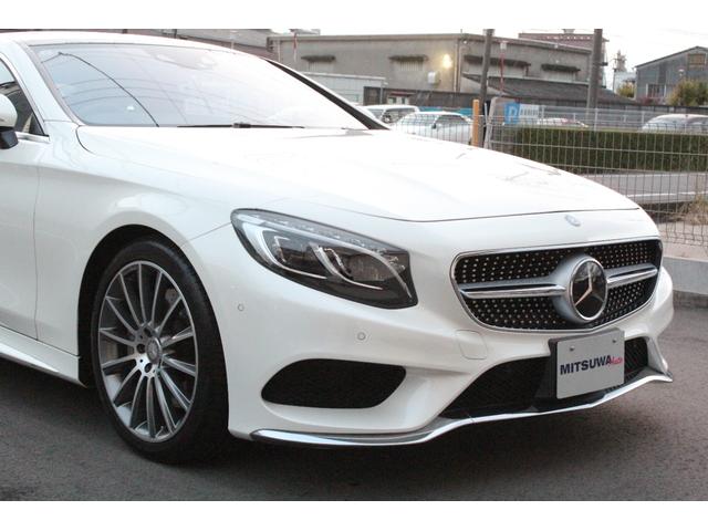 Ｓクラス Ｓ５５０　クーペ　ＡＭＧライン　８７００ｋｍ　Ｄ車・右Ｈ・パノラミックルーフ・黒革ベンチレーション・ブルメスターサウンド・パフュームアトマイザー・ヘッドアップディスプレイ・３６０°カメラ・Ｐトランク・純正ナビ地デジＢカメラ・純正２０ＡＷ・ＥＴＣ（7枚目）