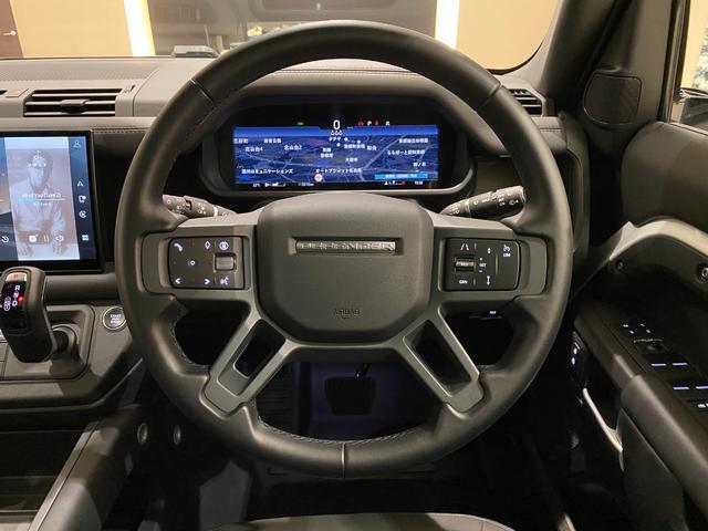 ディフェンダー 110X-ダイナミックHSE D350 5人乗 エアサス サンルーフ 20AW シートクーラー&ヒーター リヤクーリングアシスト デジタルミラー フル液晶メーター マトリクスLEDヘッド フォグランプ メリディアン 空気清浄システム HUD(44枚目)