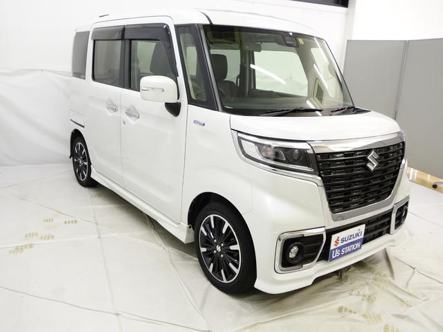 カスタム　ＨＹＢＲＩＤ　ＸＳ　ＭＫ５３Ｓ　ナビ　フルセグＴＶ　認定中古車　走行約５０，５００キロ　Ｂｌｕｅｔｏｏｔｈ対応ナビ（パナソニック製８インチ）　フルセグＴＶ　バックカメラ　ＬＥＤヘッドライト　プッシュスタート　デュアルセンサーブレーキサポート(42枚目)