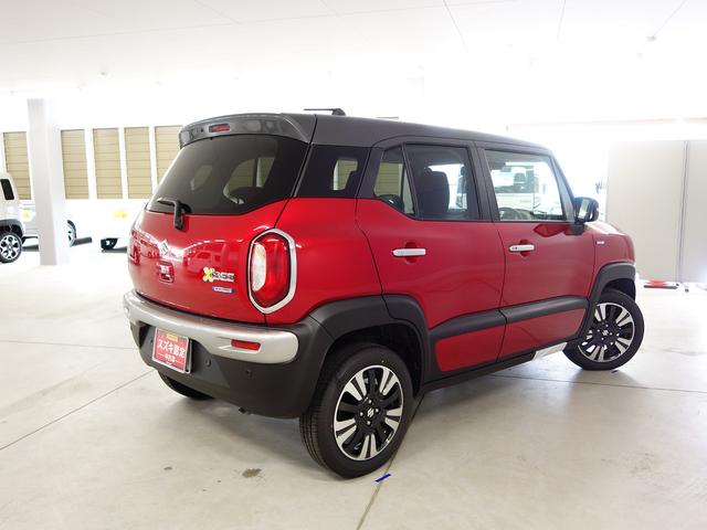 クロスビー ＨＹＢＲＩＤ　ＭＺ　４型　４ＷＤ　　クルーズコントロール　４ＷＤ　　セーフティーサポート　リヤパーキングセンサー　屋根ガンメタツートン　フロアマット付　走行約７００キロ　クルーズコントロール　シートヒーター　　パドルシフト　ステレオレス仕様（6枚目）