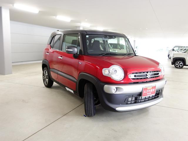 クロスビー ＨＹＢＲＩＤ　ＭＺ　４型　４ＷＤ　　クルーズコントロール　４ＷＤ　　セーフティーサポート　リヤパーキングセンサー　屋根ガンメタツートン　フロアマット付　走行約７００キロ　クルーズコントロール　シートヒーター　　パドルシフト　ステレオレス仕様（11枚目）
