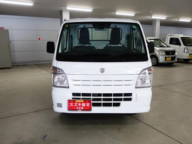 キャリイトラック KCエアコンパワステ 4型純正ディスプレイABカメラ 認定中古車 2WD  5速マニュアル セーフティーサポート 純正ディスプレイオーディオ バックカメラ フロアマットバイザー付  整備記録簿 保証書付 Ok保証 オートライト 軽自動車 貨物車(4枚目)