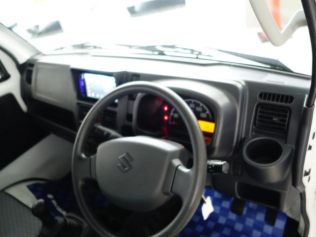 キャリイトラック KCエアコンパワステ 4型純正ディスプレイABカメラ 認定中古車 2WD  5速マニュアル セーフティーサポート 純正ディスプレイオーディオ バックカメラ フロアマットバイザー付  整備記録簿 保証書付 Ok保証 オートライト 軽自動車 貨物車(41枚目)