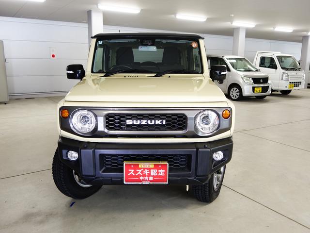 ジムニー XC セーフティサポート 4WD 5速マニュアル OK保証 認定中古車 セーフティサポート 社外ナビ 社外ETC車載器 フロアマットバイザー付 クルーズコントロール シートヒーター アルミホイール LEDヘッドライト オートライト OK保証 軽自動車(4枚目)