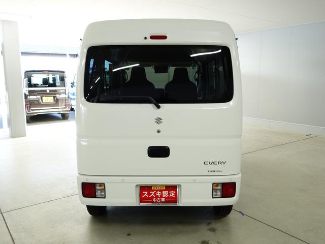 エブリイ PA 5型2WD AGS セーフティーサポート 新車保証継承 認定中古車 セーフティーサポート リヤパーキングセンサー 2WD AGS車 AMFMラジオ オートライト リヤスモークガラス フロアマット 新車保証継承(6枚目)