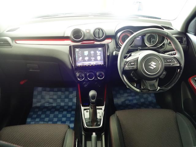 スイフトスポーツ ベースグレード全方位カメラ付ナビ６ＡＴＥＴＣＯＫ保証　認定中古車　セーフティサポート　全方位カメラ付純正８インチナビ　ビルトインＥＴＣ車載器　マットバイザー　６ＡＴ　シートヒーター　ワンオーナー　禁煙車　整備記録簿　新車保証書　ターボ車　ＯＫ保証（8枚目）