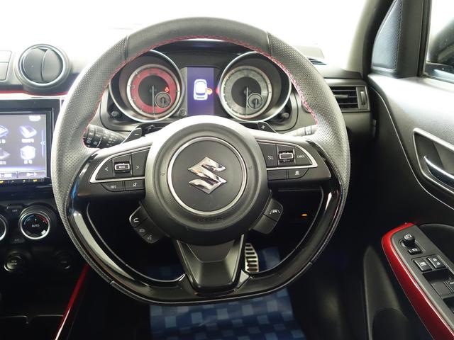 スイフトスポーツ ベースグレード全方位カメラ付ナビ６ＡＴＥＴＣＯＫ保証　認定中古車　セーフティサポート　全方位カメラ付純正８インチナビ　ビルトインＥＴＣ車載器　マットバイザー　６ＡＴ　シートヒーター　ワンオーナー　禁煙車　整備記録簿　新車保証書　ターボ車　ＯＫ保証（9枚目）