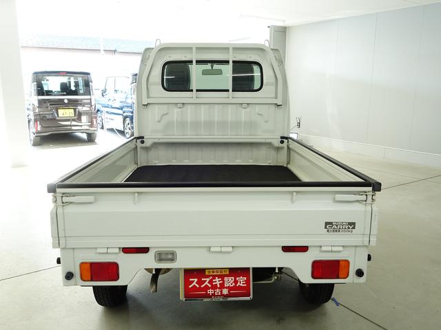 キャリイトラック ＫＵ　エアコン・パワステ　地区限定　ＤＡ６３Ｔ　１０型　パートタイム４ＷＤ　ＡＴ　ラジオ　荷台マット　ゲートアッパープレート　リヤゲートチェーン　フロアゴムマット　ドアバイザー　新車時保証書　取扱説明書　ＯＫ保証ミニ　ワンオーナー（6枚目）