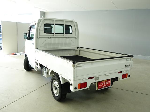 キャリイトラック ＫＵ　エアコン・パワステ　地区限定　ＤＡ６３Ｔ　１０型　パートタイム４ＷＤ　ＡＴ　ラジオ　荷台マット　ゲートアッパープレート　リヤゲートチェーン　フロアゴムマット　ドアバイザー　新車時保証書　取扱説明書　ＯＫ保証ミニ　ワンオーナー（8枚目）