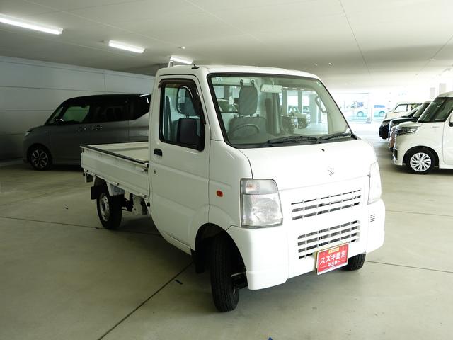 キャリイトラック ＫＵ　エアコン・パワステ　地区限定　ＤＡ６３Ｔ　１０型　パートタイム４ＷＤ　ＡＴ　ラジオ　荷台マット　ゲートアッパープレート　リヤゲートチェーン　フロアゴムマット　ドアバイザー　新車時保証書　取扱説明書　ＯＫ保証ミニ　ワンオーナー（11枚目）