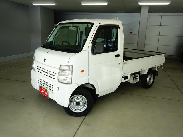 キャリイトラック ＫＵ　エアコン・パワステ　地区限定　ＤＡ６３Ｔ　１０型　パートタイム４ＷＤ　ＡＴ　ラジオ　荷台マット　ゲートアッパープレート　リヤゲートチェーン　フロアゴムマット　ドアバイザー　新車時保証書　取扱説明書　ＯＫ保証ミニ　ワンオーナー（12枚目）