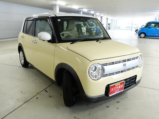 アルトラパン Ｘ　３型屋根白ツートン全方位モニター付ドラレコ　ＯＫ保証　認定中古車　セーフティーサポート　リヤパーキングセンサー　屋根白ツートン　全方位モニター付純正８インチナビ　前後ドライブレコーダー　シートヒーター　ＨＩＤヘッドライト　フロアマットバイザー付　軽自動車（7枚目）