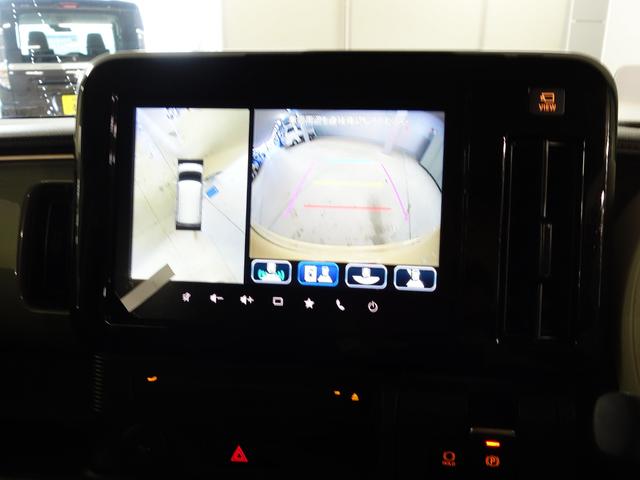 ワゴンＲスマイル ＨＹＢＲＩＤ　Ｓ　３型４ＷＤ屋根ベージュツートンナビＥＴＣ　認定中古車　４ＷＤ　　セーフティーサポート　リヤパーキングセンサー　全方位モニター付純正ナビ　電動パーキングブレーキ　フロアマットバイザー付　ビルトインＥＴＣ　後席片側電動スライドドア　軽自動車（15枚目）