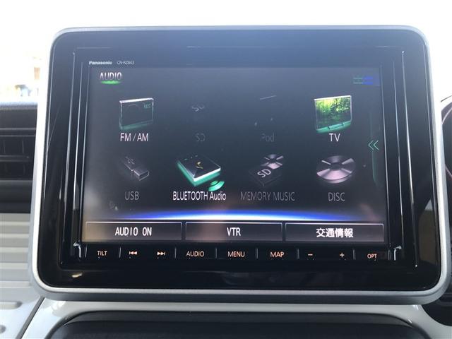 スペーシア ハイブリッドX 衝突被害軽減システム メモリーナビ フルセグ バックカメラ ドラレコ CD ミュージックプレイヤー接続可 DVD再生 両側電動スライド ベンチシート スマートキー キーレス アイドリングストップ(4枚目)