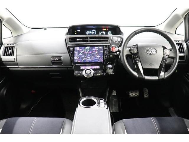プリウスアルファ Sツーリングセレクション・G’s イモビライザー 1オ-ナ- インテリキー AW LED フルセグテレビ カーテンエアバッグ エアバッグ エコモード ETC車載器 横滑り防止機能 パワーステアリング ナビTV オートエアコン ABS(3枚目)