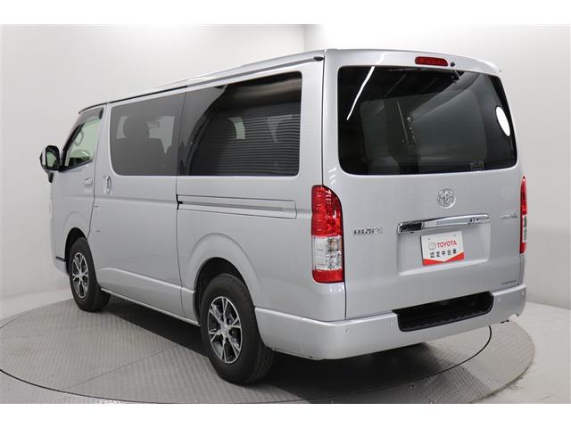 ハイエースバン ロングスーパーGL ワンオーナー車 Wエアバック Bカメラ LEDライト パワーウインドウ 両側電動パワースライドドア 横滑防止 アルミホイール キーレスエントリー メモリーナビ オートエアコン ETC パワーステ(3枚目)