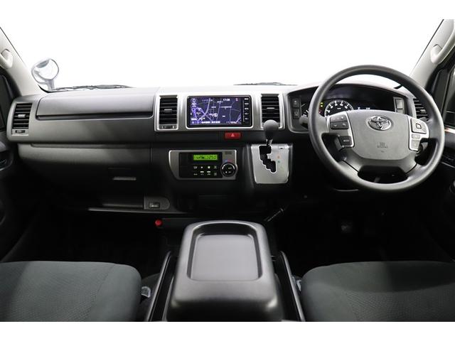 ハイエースバン ロングスーパーGL ワンオーナー車 Wエアバック Bカメラ LEDライト パワーウインドウ 両側電動パワースライドドア 横滑防止 アルミホイール キーレスエントリー メモリーナビ オートエアコン ETC パワーステ(4枚目)