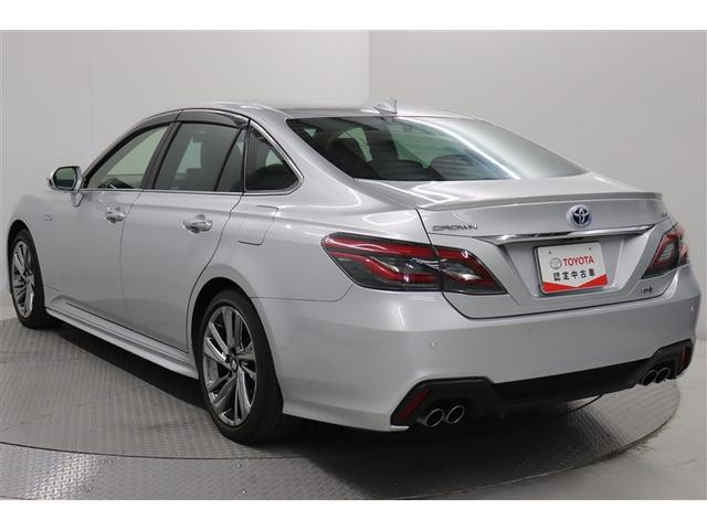 クラウンハイブリッド RSアドバンス クルーズC PCS ドラレコ付き バックモニター Wエアバッグ DVD TVナビ 定期点検記録簿 地デジ インテリキー 運転席エアバッグ パワーシート AUX アルミ メモリナビ パワーウィンドウ(3枚目)