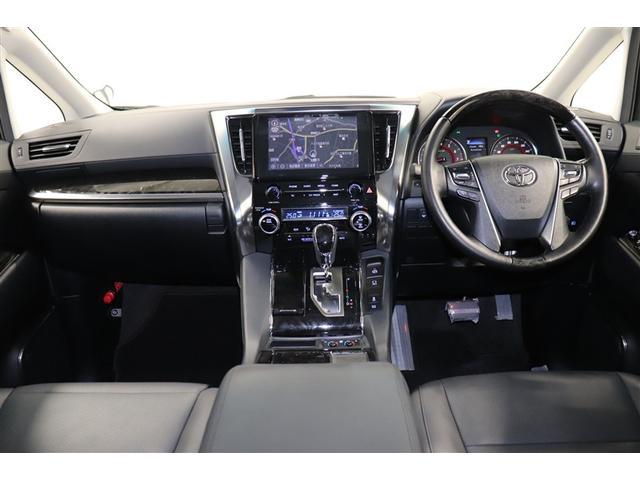 アルファード 2.5S Cパッケージ 両電動ドア Bモニタ 1オーナー 定期点検記録簿 ナビ パノラマルーフ リアオートエアコン 横滑り防止 クルコン AC100V電源 セキュリティ ETC車載器 LEDヘッドライト スマートキー ABS(3枚目)