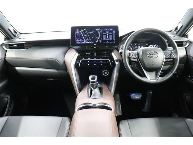 ハリアー Z 運転席パワーシート 地デジ 横滑防止装置 リアビューカメラ ヘッドライトLED アルミホイール 点検記録簿 Wエアバッグ キーレス ドラレコ付き スマートキ- サイドエアバッグ エアコン ナビ&TV(5枚目)