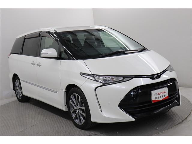 エスティマ アエラス プレミアム プリクラ Bモニ リアエアコン 地デジフルセグTV アルミ クルーズC デュアルエアバッグ ナビ&TV ESC ABS エアバッグ ミュージックプレイヤー接続可 メモリーナビ エアコン ETC 記録簿(13枚目)