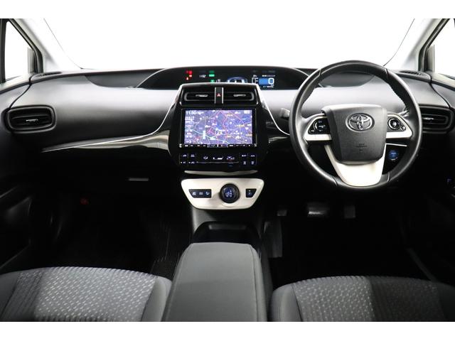 プリウス S ワンオーナー フルセグ メモリーナビ メディアプレイヤー接続CD/DVD再生 バックモニター ETC 純正アルミホイール フロントスポイラー LEDヘッドライト イモビライザ アイドリングストップ(3枚目)