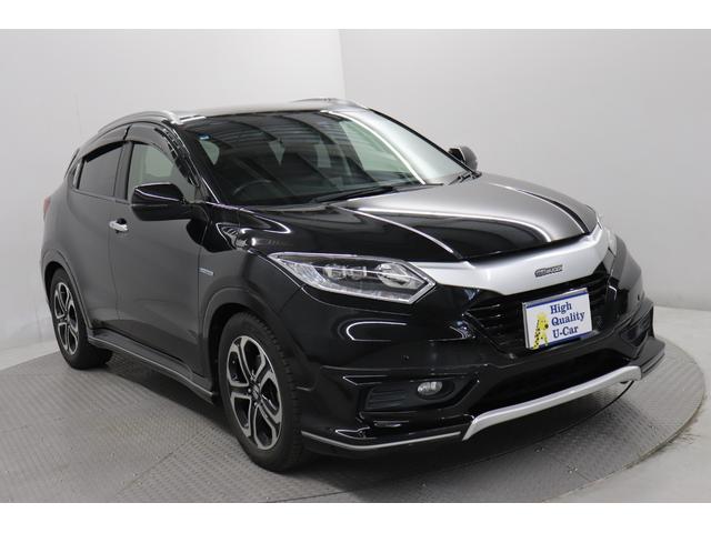 ヴェゼル ハイブリッドＺ　ワンオーナー　フルエアロ　ローダウン　社外マフラー　社外サス　純正アルミホイール　フルセグ　メモリーナビ　メディアプレイヤー接続　ＣＤ／ＤＶＤ再生　ドライブレコーダ　バックモニタ　ＥＴＣ　本革シート（14枚目）