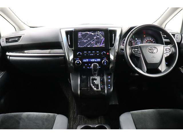 アルファード ２．５Ｓ　Ｂｌｕｅｔｏｏｔｈ音楽　両側電動パワースライドドア　ＬＫＡＳ　電格ミラー　クリソナ　ＡＨＢ　地上デジタル　Ｗエアコン　盗難防止システム　横滑り防止　ナビ＆ＴＶ　パワーステアリング　メモリナビ　ＷエアＢ（3枚目）