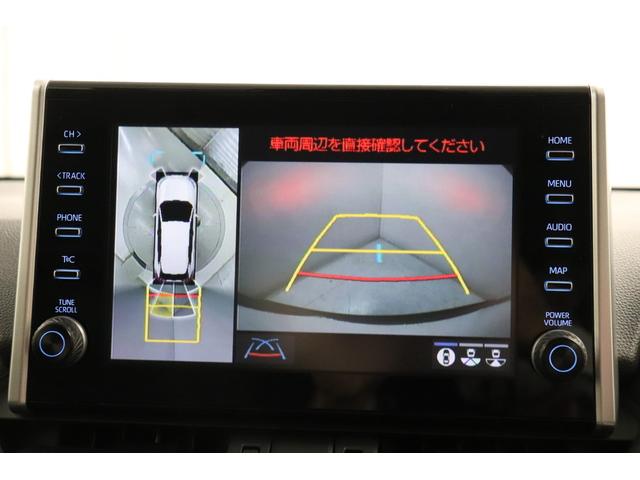 RAV4 ハイブリッドG 全周囲モニタ Pセンサー 衝突被害軽減装置 電動テールゲート ドライブレコーダ フロントカメラ レーダークルコン パノラマサンルーフ AHB ETC2.0 AC100V電源 USB接続 シートヒータ(5枚目)