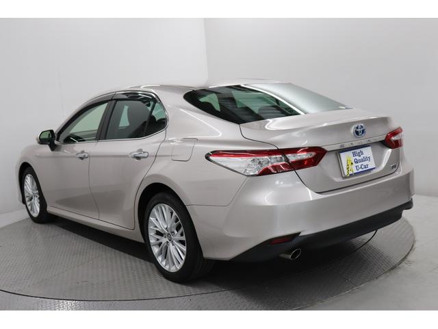 カムリ Ｇレザーパッケージ　ワンオーナー　バックモニター　ＥＴＣ　スマートキー　ＬＥＤライト　純正アルミ　パワーシート　メモリーナビ　フルセグＴＶ　ＣＤ　衝突軽減システム　ペダル踏み間違　ＢＳＭ　クリアランスソナー（2枚目）