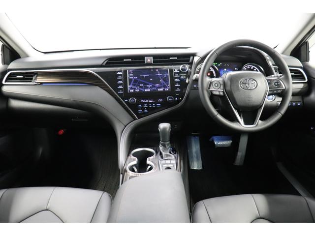 カムリ Ｇレザーパッケージ　ワンオーナー　バックモニター　ＥＴＣ　スマートキー　ＬＥＤライト　純正アルミ　パワーシート　メモリーナビ　フルセグＴＶ　ＣＤ　衝突軽減システム　ペダル踏み間違　ＢＳＭ　クリアランスソナー（3枚目）