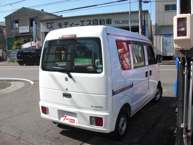 エブリイ PA ハイルーフ 両側スライドドア インパネオートマ 荷室ガラス保護棒 エンジンオイル・オイル・オイルフィルター・ワイパーゴム・バッテリー新品交換お渡し(7枚目)